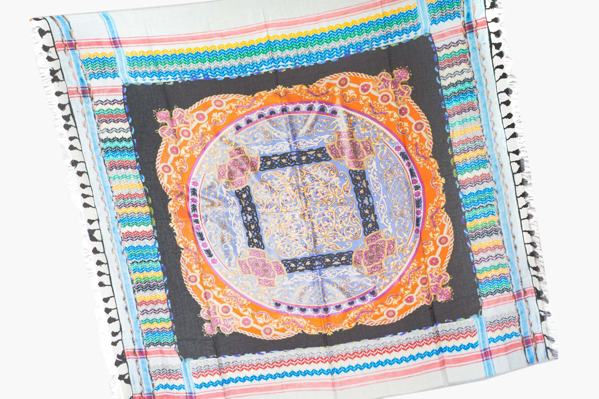 3d print of a keffiyeh with baroque 2 foulard