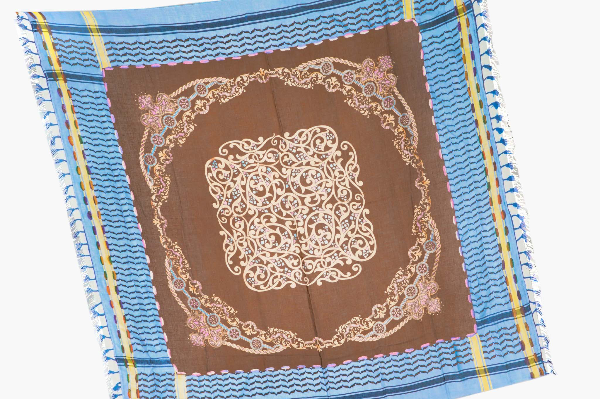 3d print of a keffiyeh with baroque foulard