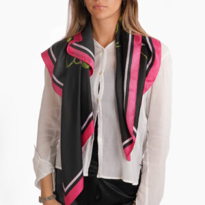 Silk scarf 90 x 90 cm cool